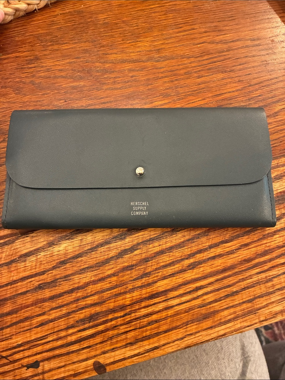 Herschel Supply Company Navy Blue Snap Wallet